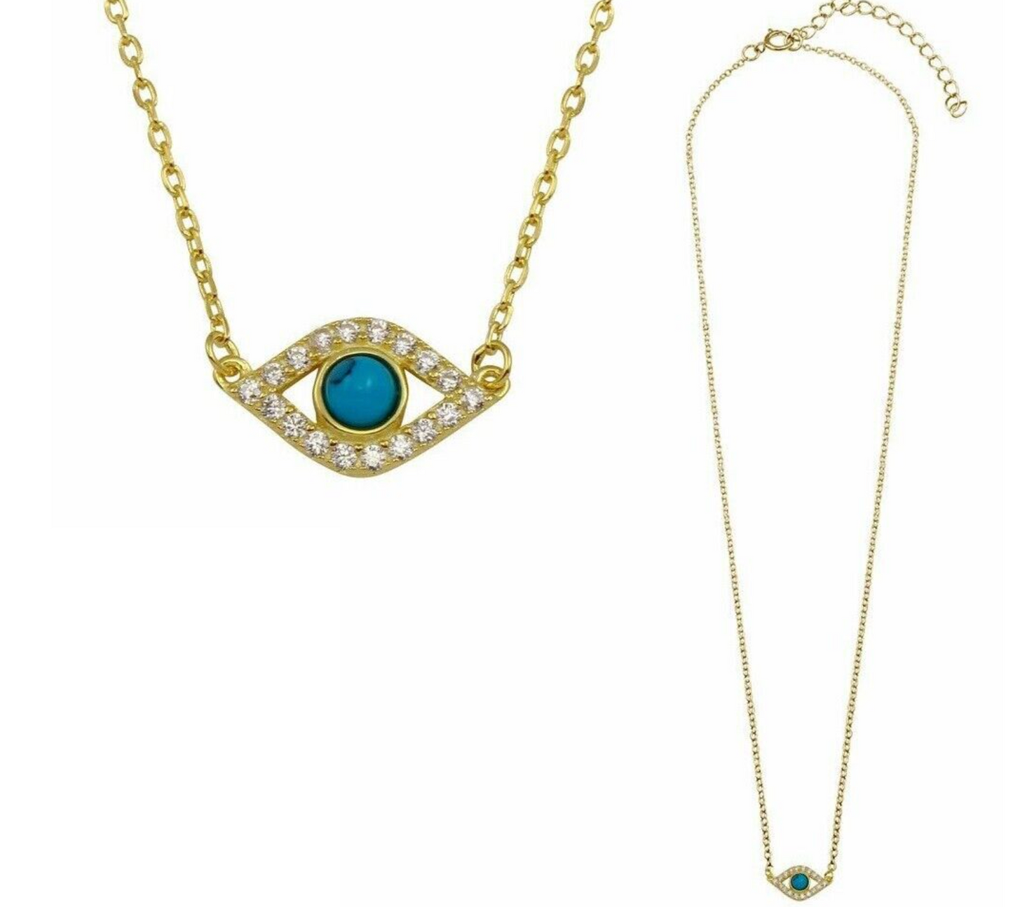 ANSEL-EVIL EYE NECKLACE