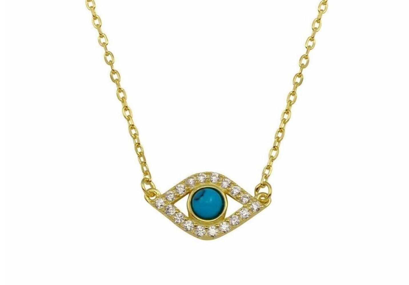 ANSEL-EVIL EYE NECKLACE