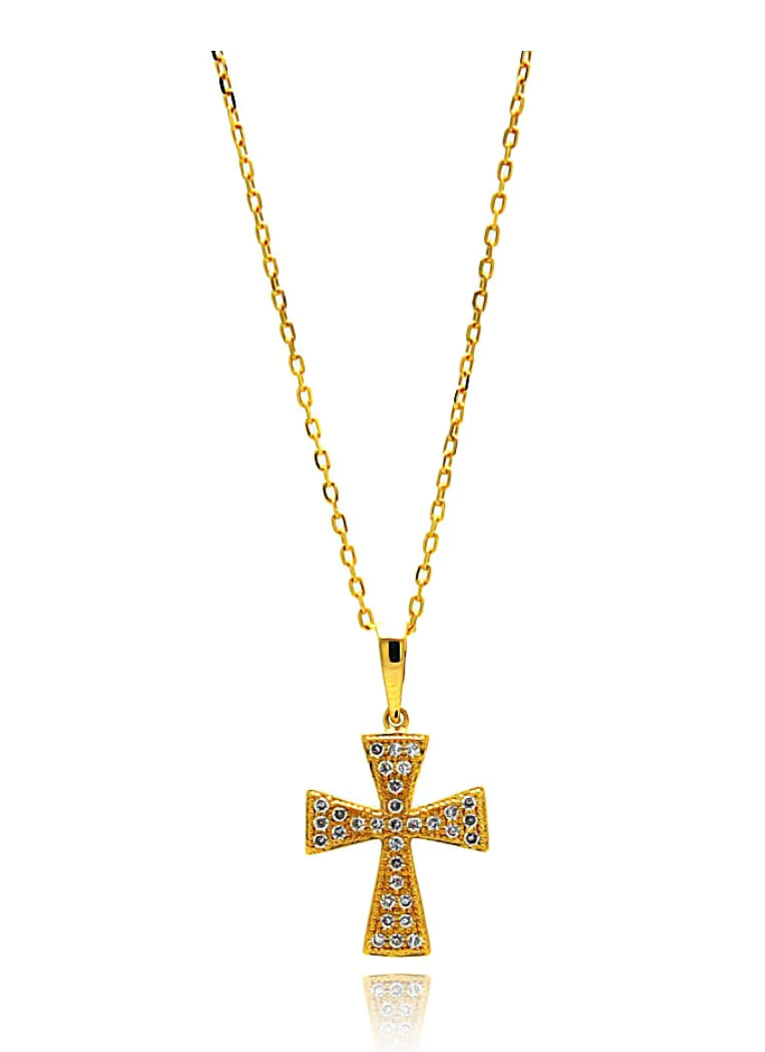 MABEL-CROSS NECKLACE