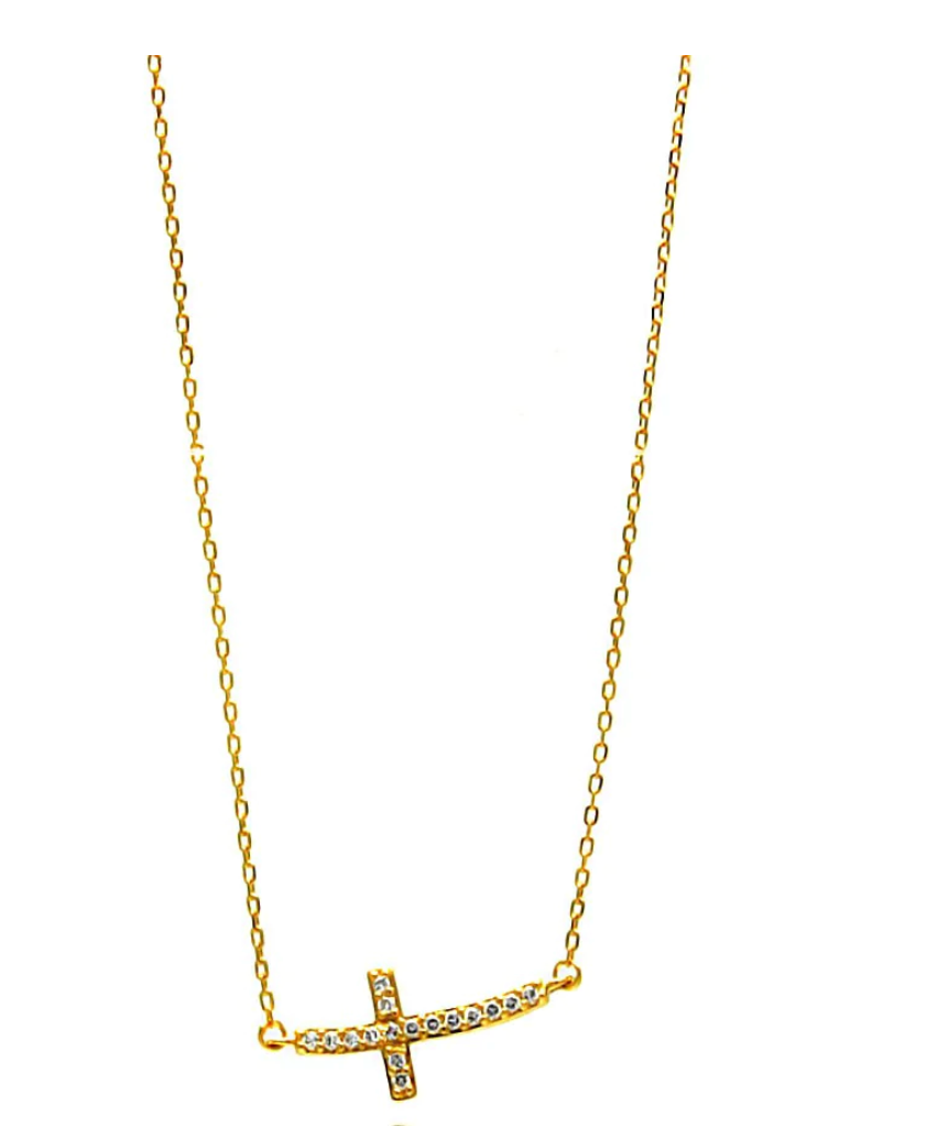 ESME-CROSS NECKLACE